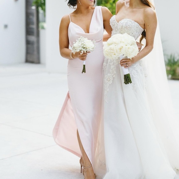 AMANDA UPRICHARD X REVOLVE Ariel gown in blush - Picture 4 of 5